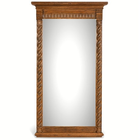 Ethan Allen® Oak Barley Twist Mirror