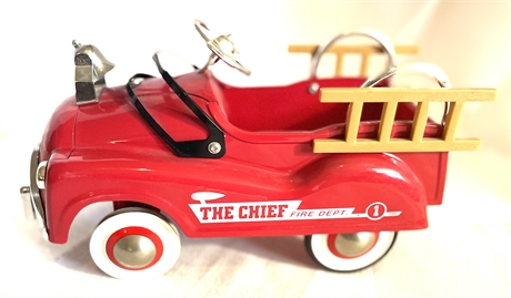 Fire Engine The Chief Tin Collector’s Toy