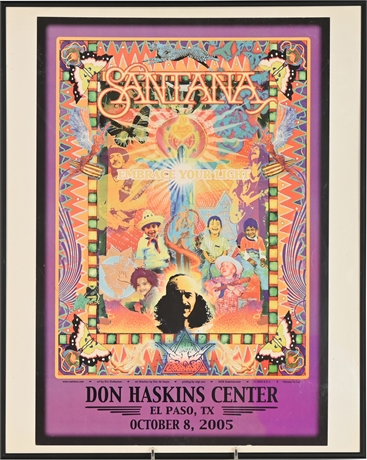 Santana El Paso Poster