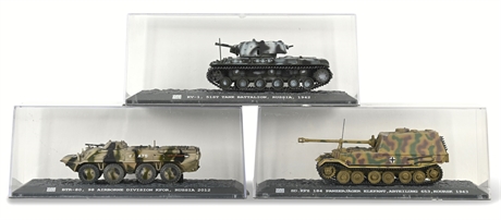 (3) War Master Military Tanks