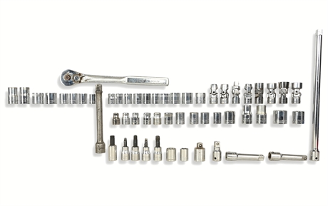 Craftsman® 53-Piece Socket Set with Wrench & Extensions – SAE & Metric