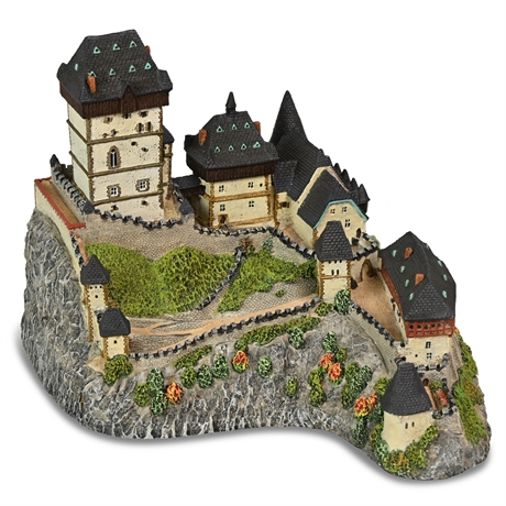 Danbury Mint "Karlstejn Castle" Enchanted Castles of Europe