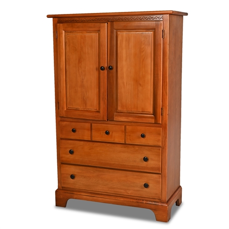Vaughan Pine Finish Armoire