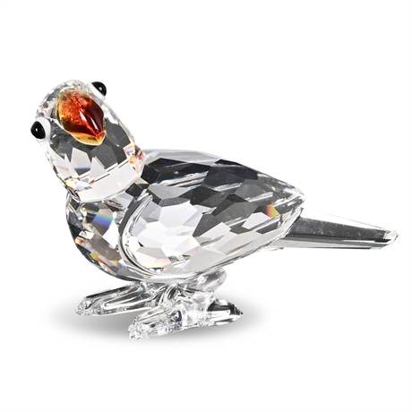 Swarovski Crystal Cockatiel Figurine w/ Box & Booklet
