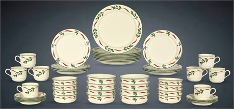 Lenox "Country Holly" Dinner Service - Service for 6+