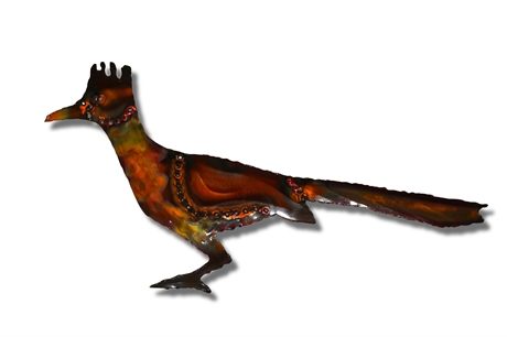 Copper Roadrunner Wall Sculpture by 'Copper Lady'