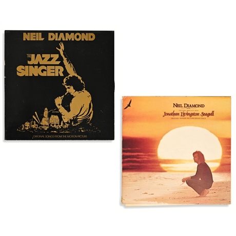 Neil Diamond Soundtrack LPs — The Jazz Singer & Jonathan Livingston Seagull