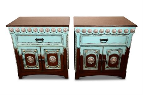 Pair of Concho Nightstands