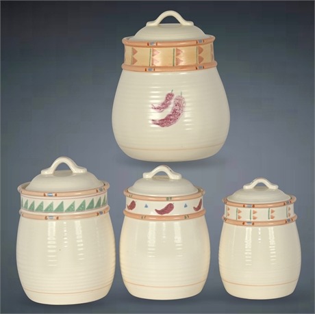 Taos Canister Set by Treasure Craft