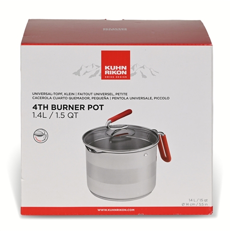 Kuhn Rikon 1.5 qt 4th Burner Pot