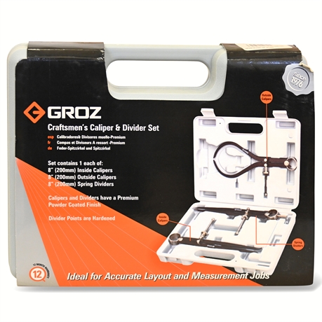 Groz® Craftsmen's Caliper Divider Set