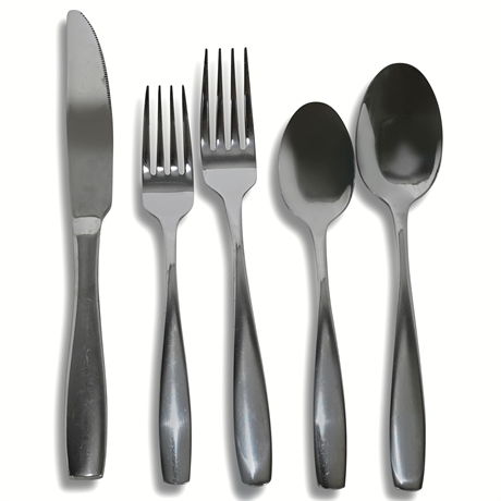 Stainless Steel Flatware Set Service for 9, 47 Piece