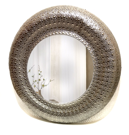 Metal Filigree Mirror
