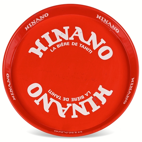 Vintage Hinano Beer Advertising Tray