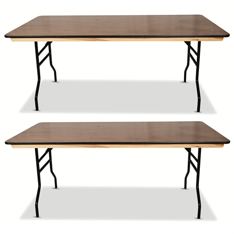 Pair of Folding Banquet Tables