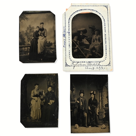 Early 1900s Tintype Photographs