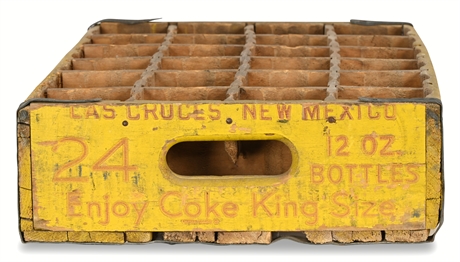 1960's Las Cruces Wood Coca Cola Crate