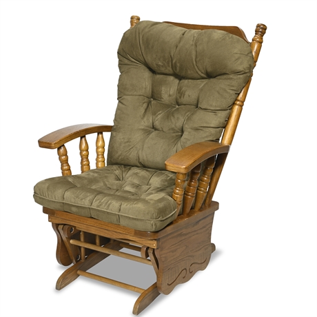 Oak Glider by Best Chairs Inc