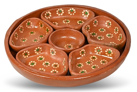 Vintage Terracotta Mexican Salsera de Barro