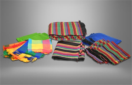 Vibrant Mexican Napkins and Tablecloths
