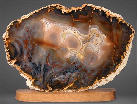 Museum Quality Natural Brazilian Agate Slab