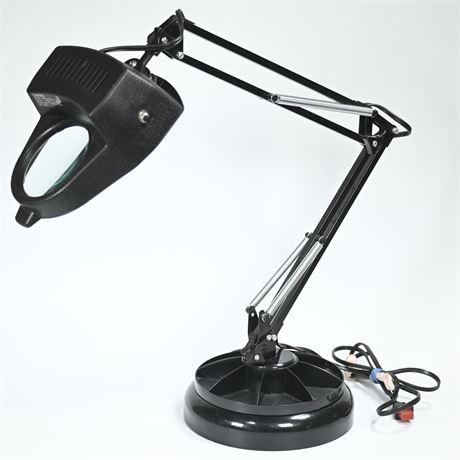 Shop Light with Magnifier