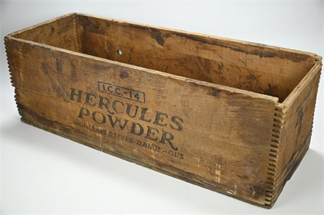 Antique Hercules Explosives Crate