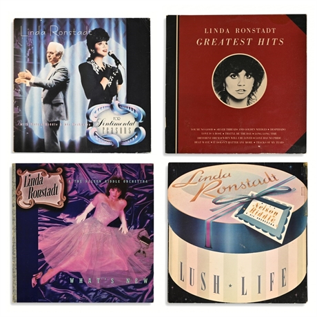 Linda Ronstadt with Nelson Riddle — Standards Trilogy & Greatest Hits, 4 LPs