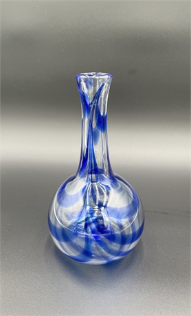 JOE HAMON GLASS PAPERWEIGHT/BUD VASE