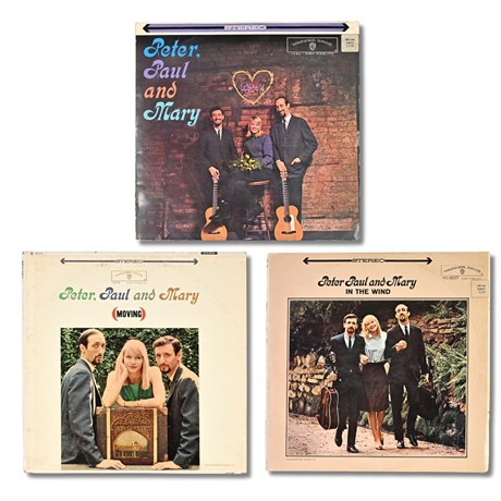 Peter, Paul & Mary – Early Warner Bros. Folk Revival LP Trio, 1962–1963