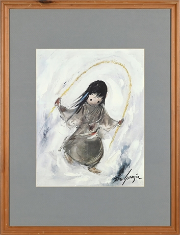 Degrazia 'Merrily, Merrily' Print