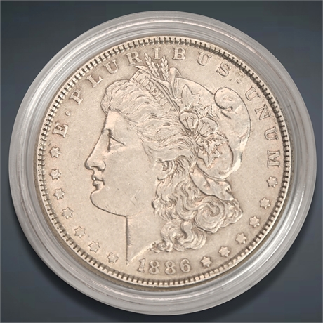 1886 Morgan Silver Dollar