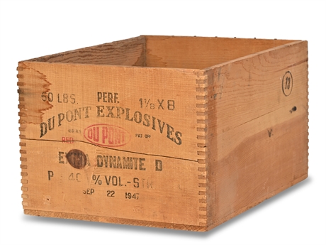 1947 Dynamite Crate