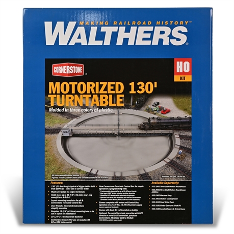 Walthers Cornerstone Motorized 130' Turntable