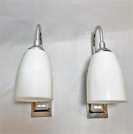 Battery Operated Wall Sconces - Set of Two