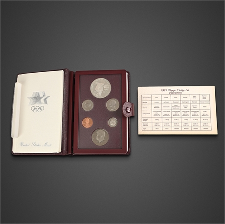 1983 U.S. Mint Olympic Prestige Proof Set — Los Angeles XXIII Olympiad