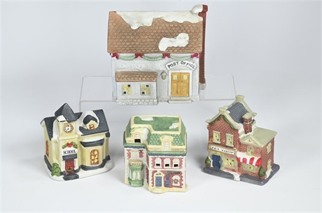 (4) Ceramic Holiday Shops