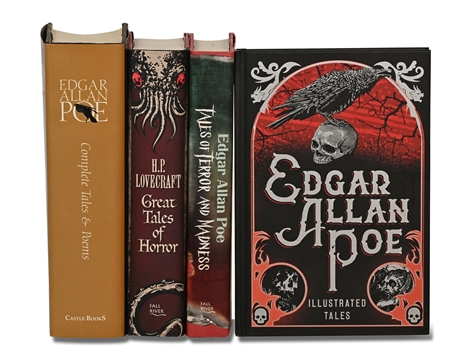Edgar Allan Poe and HP Lovecraft Books