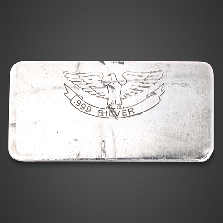 Foster 1 oz .999 Fine Silver Bar – Eagle Design, Vintage Private Mint