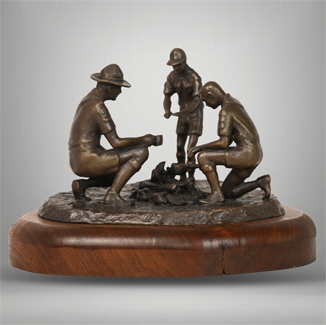 Jim Hamilton 'What It's All About' Bronze Sculpture