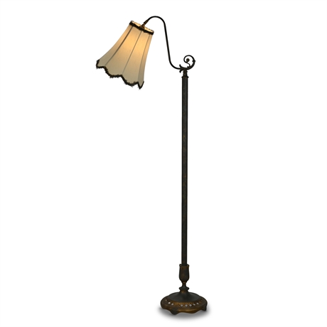 Antique Adjustable Floor Lamp