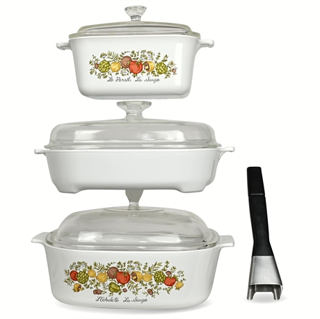 Corning 'Spice of Life' Casserole Dishes