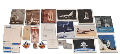 NASA Space Shuttle Columbia STS - 1 Launch Badges, Photographs, Collectibles