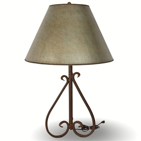 Wrought Iron Table Lamp