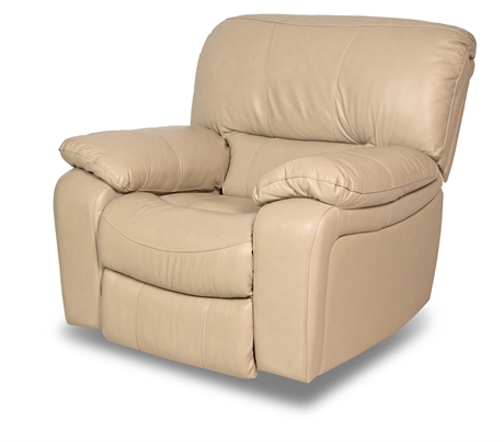 As Is Leather Power Recliner