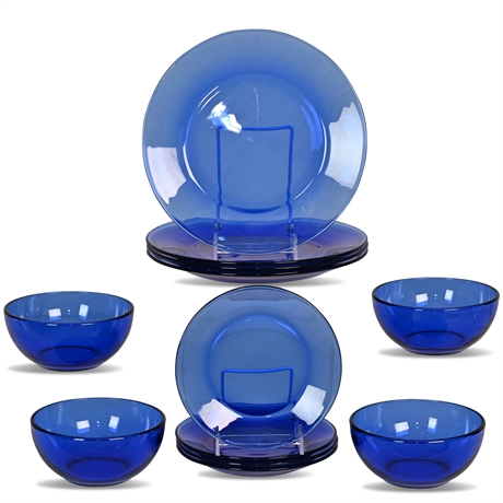 Cobalt Blue Dinner Service