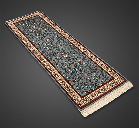Handmade Kayseri Wool-on-Cotton Runner Rug – Maker Marked, COA