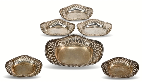 Sterling Silver Pierced Serving Baskets