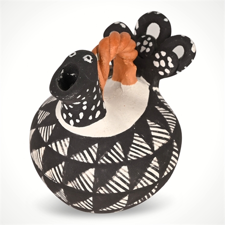 Acoma Pueblo Turkey Effigy – Signed Anita Lowden