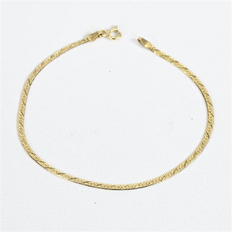 14k Italian Gold Bracelet